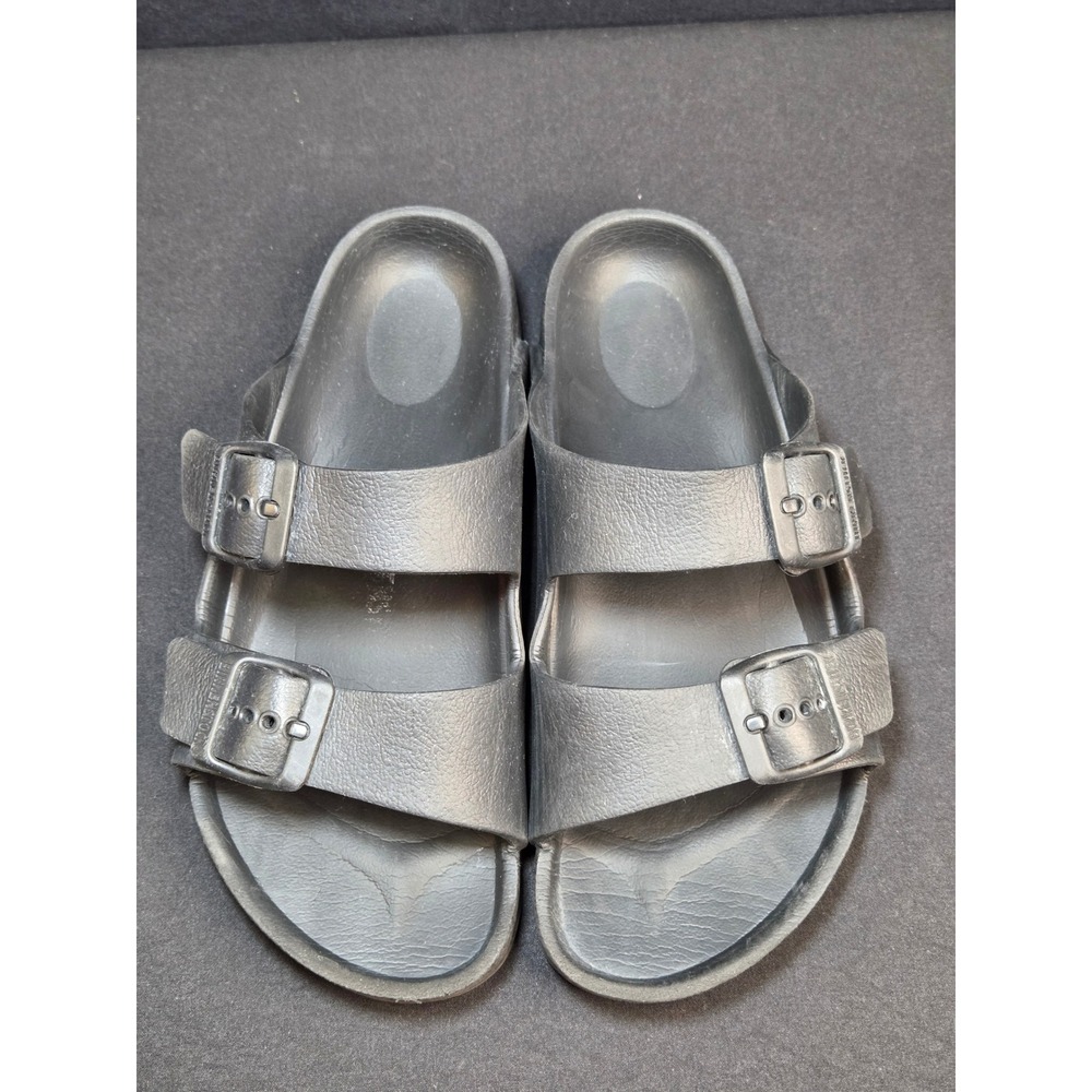 Birkenstock Arizona EVA Sandals Black Waterproof Two Strap Slides 35 L4 M2 225